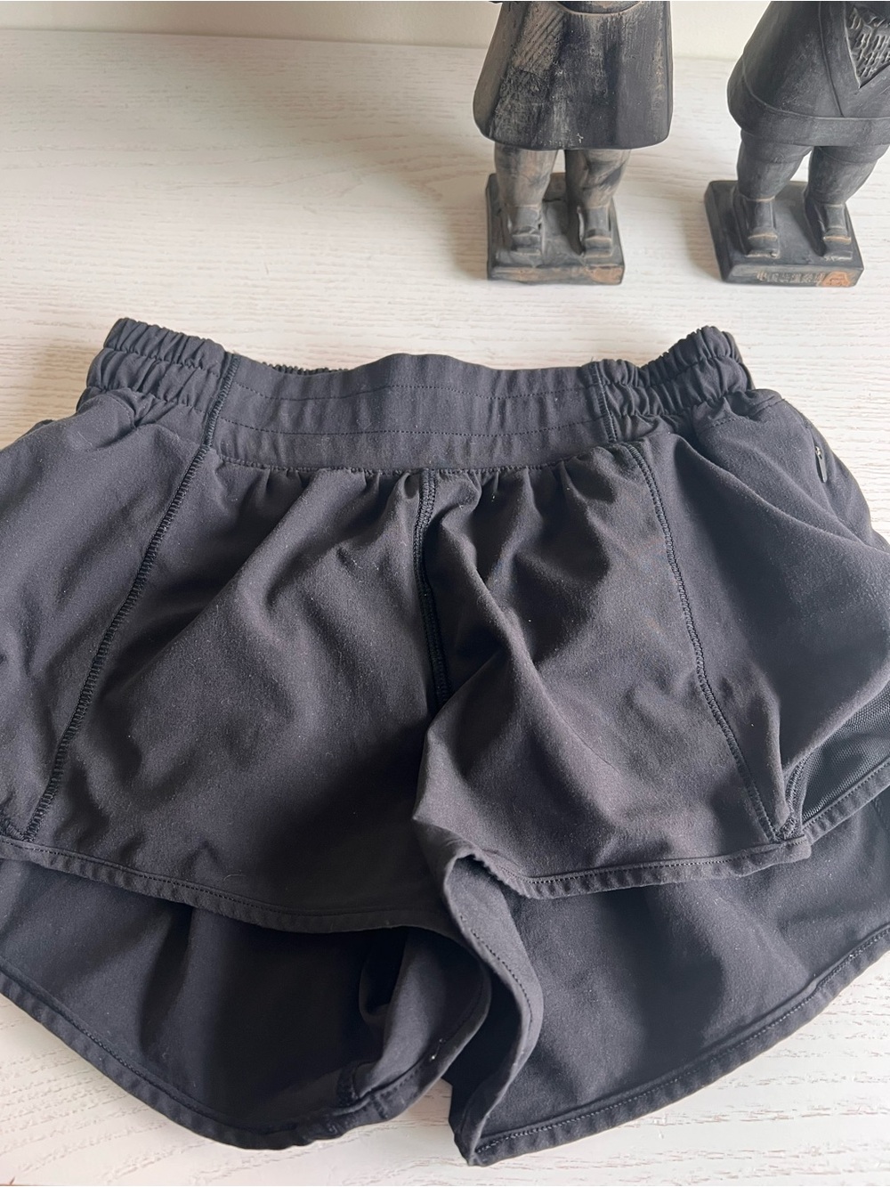 lululemon athletica Black Layered Running Shorts